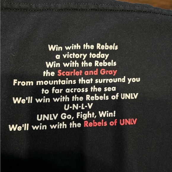 UNLV Basketball Tee For Woman Size Small * Large Front Print - Picture 7 of 7